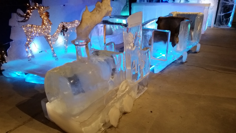 Most of the Ice Sculptures Merely Serve as Photographic Opportunities