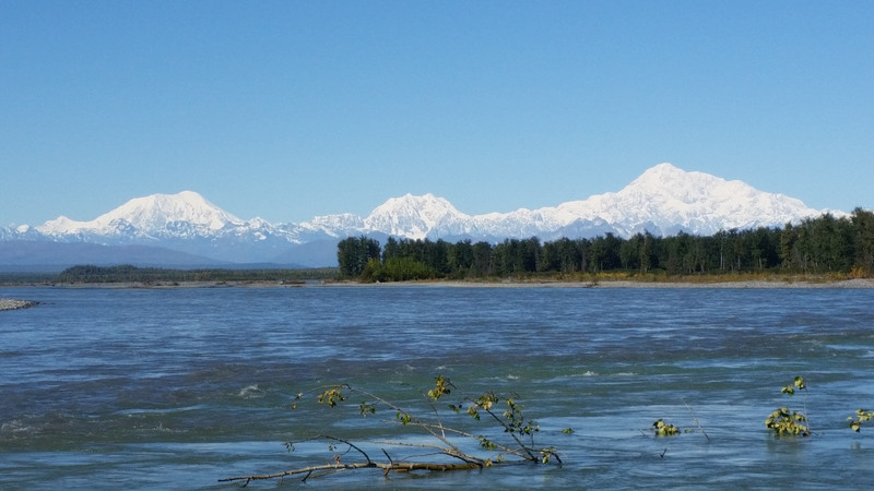 Denali, Right, from Fifty Miles Away