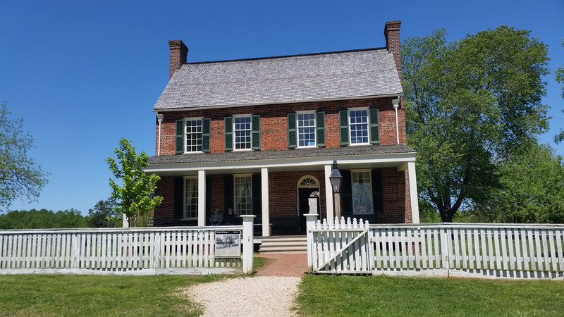 Clover Hill Tavern (1819) Was the First Building Erected in What Became Appomattox Court House VA; The Courthouse Was Built Across the Street in 1846