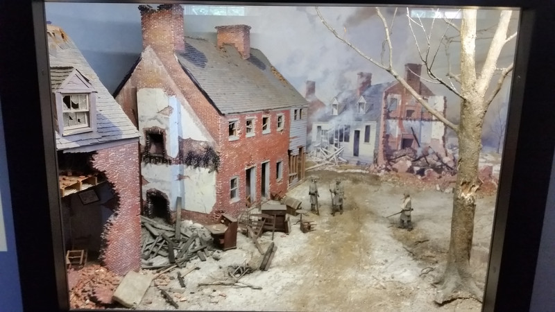 This Diorama Helps the Visitor Understand the Destruction in the City
