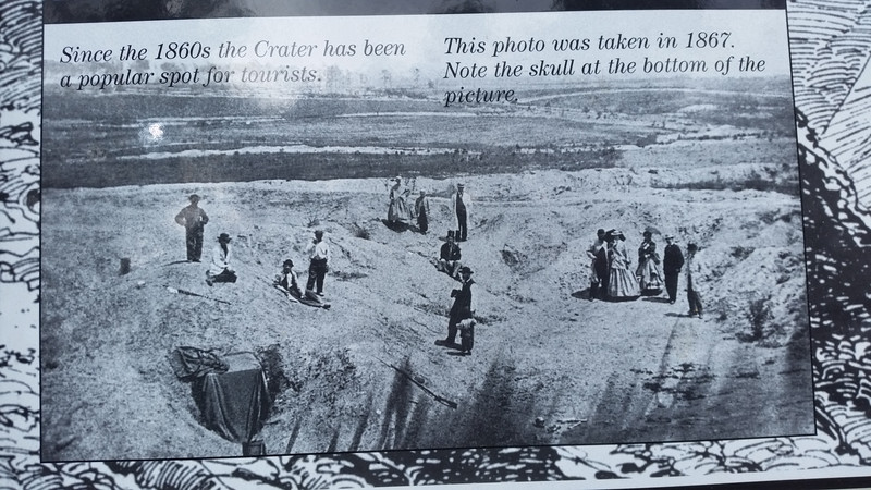 This Photograph of “The Crater” as a Tourist Attraction Was Taken in 1867