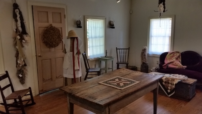 The Foreman’s House Is Nicely Furnished and Representative of the Quality of the Other Exhibits