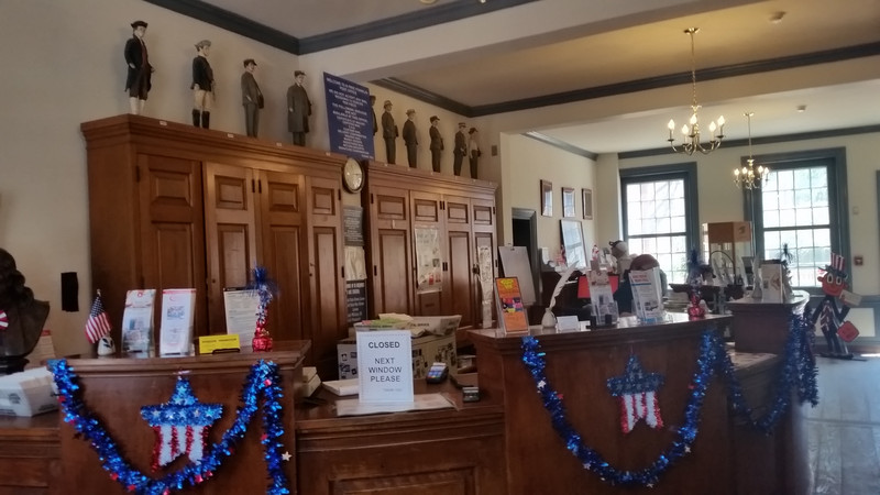 Even the Post Office Is Sporting the Red, White and Blue