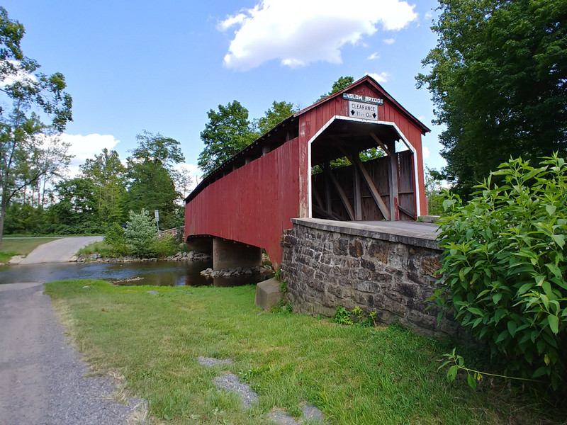 Very Few Covered Bridges Have a “Bypass” – This, I Assume, for Farmers Pulling “Oversize” Equipment