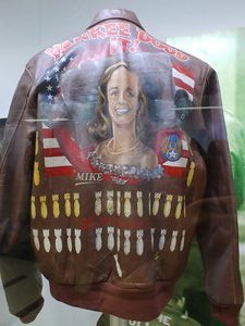 This Excellent Example of Jacket Art Was Painted by the Wearer Himself and Celebrates the 576th Bomb Squadron, 392nd Bomb Group of the 8th Air Force