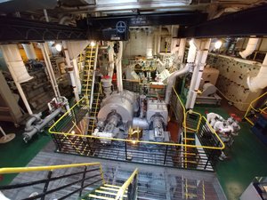 A Nice Overview of the Engine Room Is Available