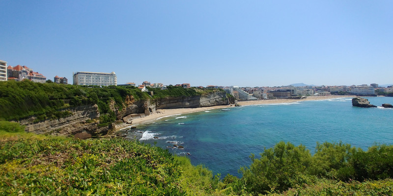 Walking Tour, Driving Tour and Free Time in Biarritz, France