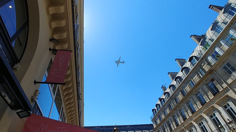 While We Were Having Lunch, The French Military Was Practicing Its Flyover for Bastille Day, July 14
