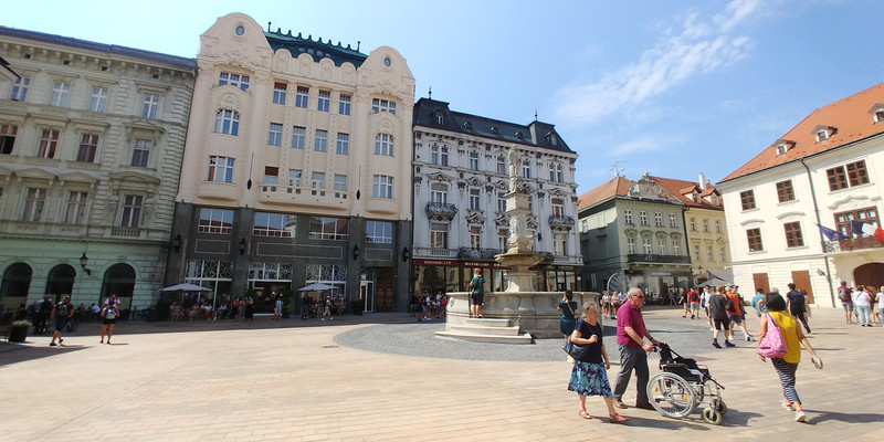 Walking Tour and Free Time in Bratislava, Slovakia
