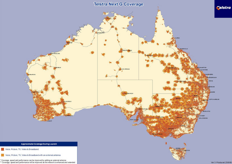 Australia Population Distribution