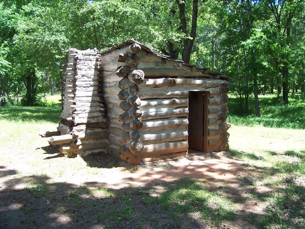Reconstructed Cabin Of Lt. Col. J.B. Leake
