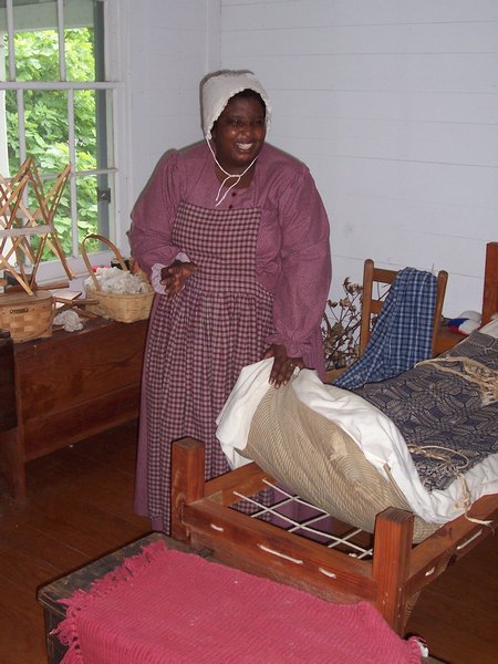 Slave Nanny Showing Off Her Bed