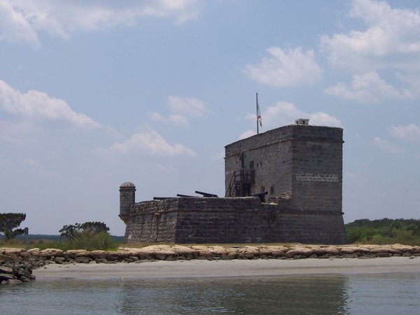 Arriving At Ft. Matanzas By NPS Ferry