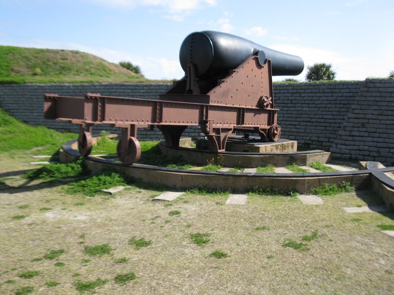 50,000 Pound 15" Rodman Rifled Cannon