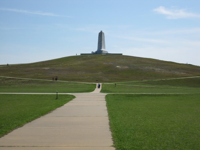 The Large Memorial From The Visitor Center