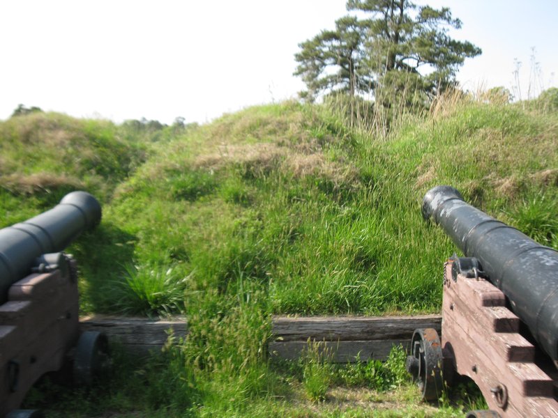 Firing At The British From Point Blank Range