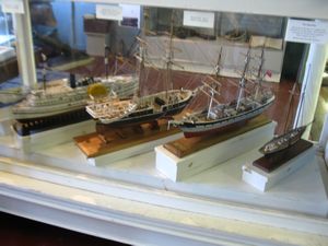 A Variety Of Model Ships