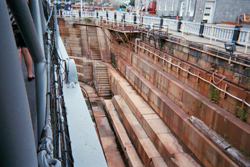 The Bow End Of The Dry Dock