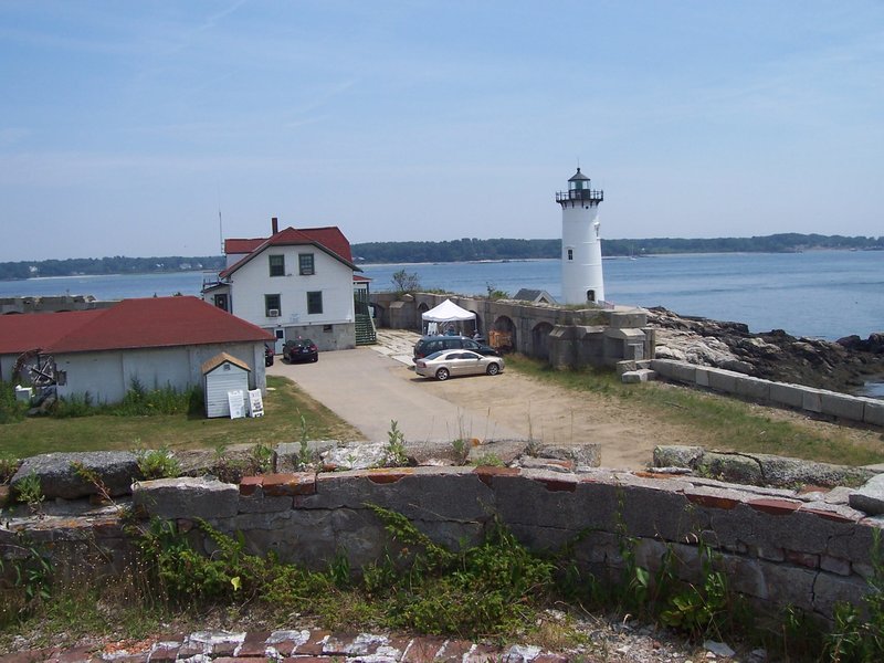 Portsmouth Harbor Lighthouse From Fort Constitution