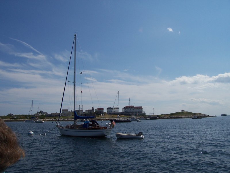 The Conference Center On Star Island NH Provides A Background