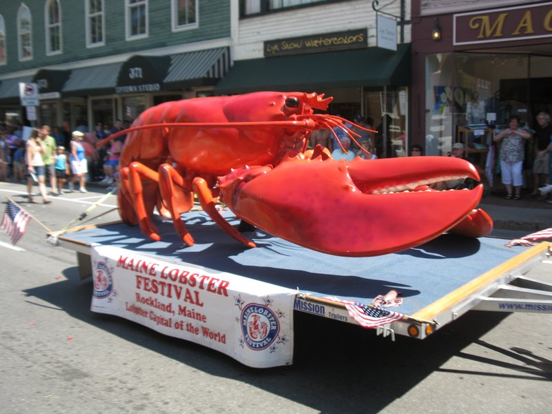 The Theme Of The Parade Was… Lobster!