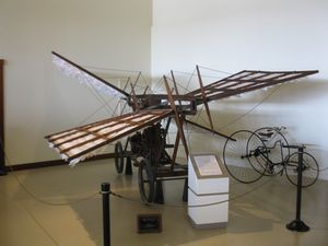 c. 1900 Clark Ornithopter (an unsuccessful motorized flying machine)
