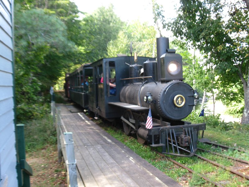 Replica Locomotive Powered By An Automobile Engine