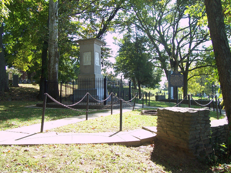 Remains Of Daniel Boone Were Reinterred Next To Rebecca In Frankfort Cemetery In 1845