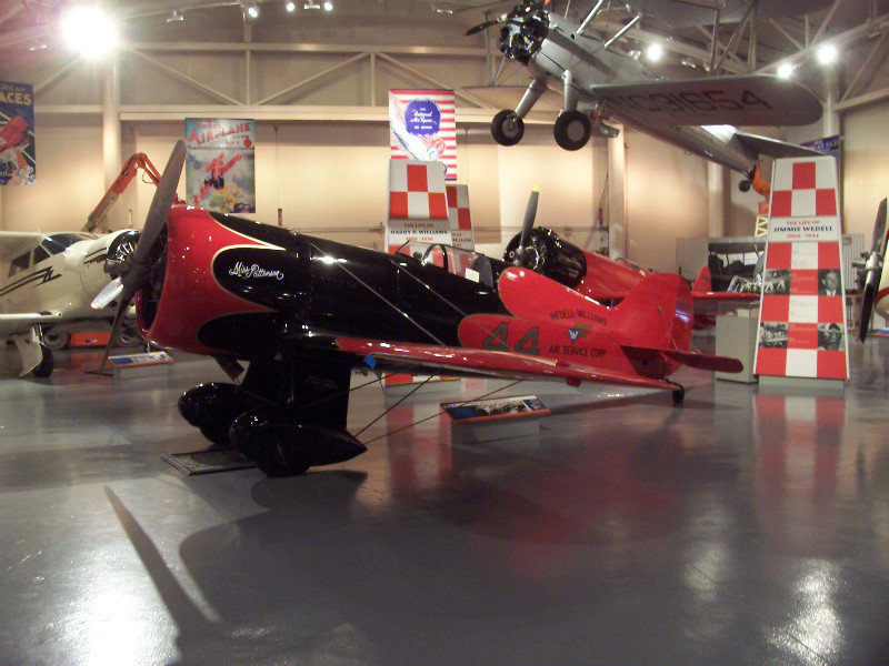 Several Replica Racing Aircraft Are On Display