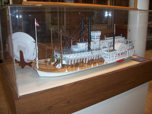 The Model Of The J M White Is About Four Feet Long