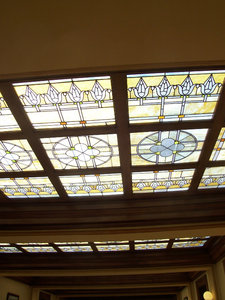 Allow Stained Glass Ceilings In The Floor Below