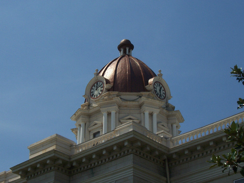 Atop The Lee County Courthouse