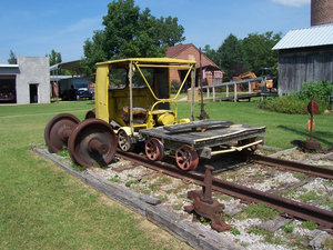 A Small Selection Of Railroading Artifacts Completes The Outdoor Display