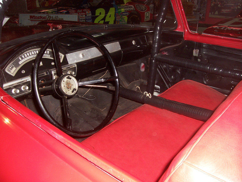 Cockpit Of #22 Ford STOCK CAR Of Glenn “Fireball” Roberts