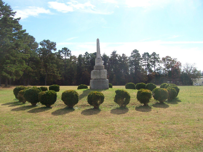 The Memorial To The Regulators Is Across The Highway From The Visitor Center