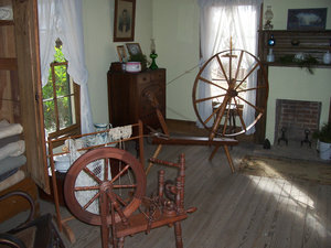 The Farm Home Building Outside Also Displays Many Commonplace Items