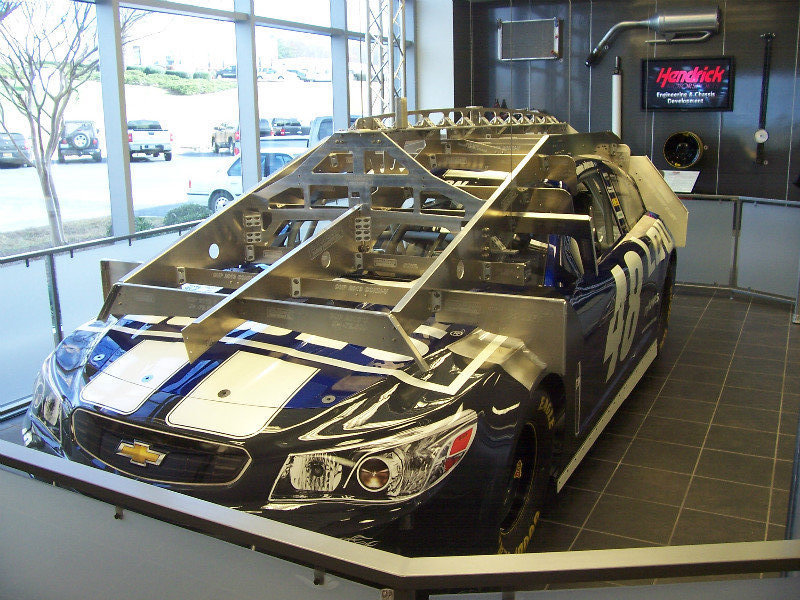 A Replica Of Jimmy Johnson’s # 48 With A NASCAR Compliance Template (Note The Monitor In The Background) - Now You See It …