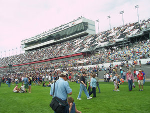 There Were More Fans on The Infield Than In The Grandstands