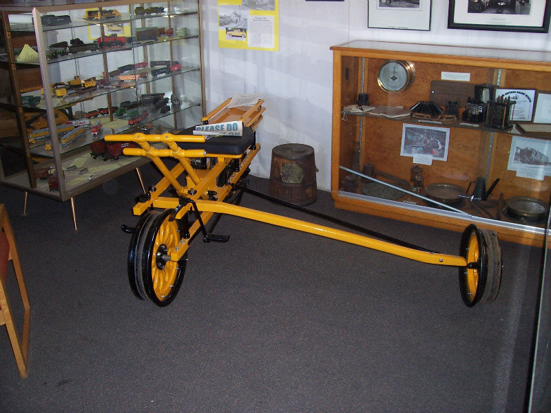 The Museums Has Some Interesting Artifacts Like This Handcar