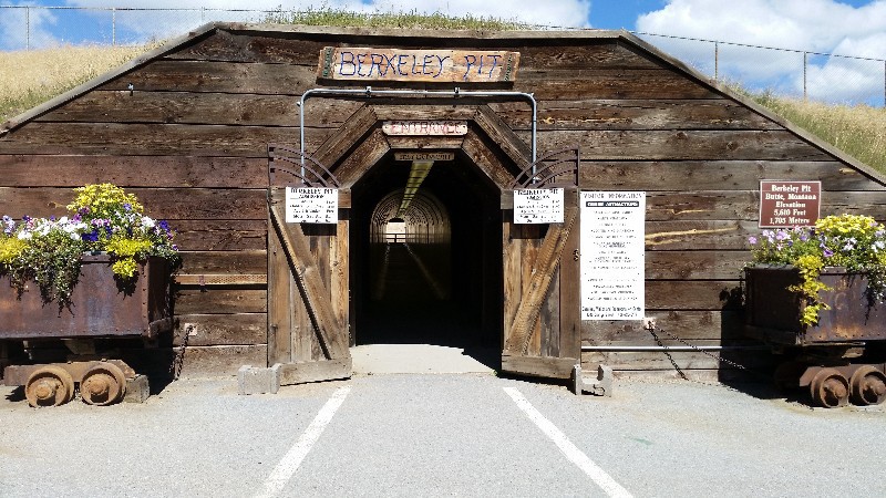 The Tunnel Leading To The Berkeley Pit Viewing Area