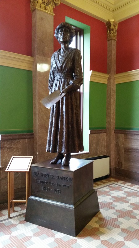Jeannette Rankin, The First Woman Elected To Serve In The US Congress, Was Elected To The House Of Representatives In 1916