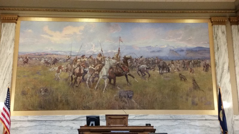 C. M. Russell’s 1912 Painting “Lewis and Clark Meeting the Flathead Indians at Ross' Hole”