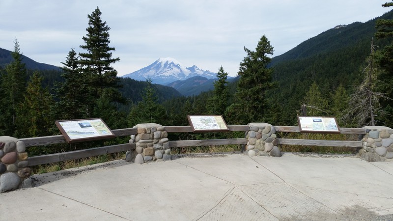 I Rounded A Curve And Wa-La – There She Was In All Her Splendor – Mount Rainier