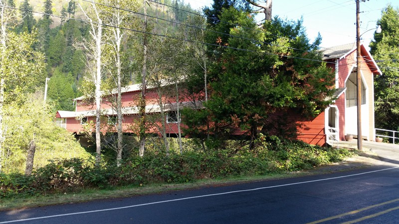 Office Covered Bridge Marks The Beginning Of FR 19 And The West Cascades Scenic Byway