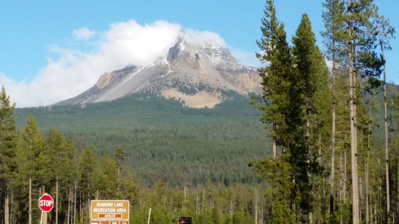 Mount Thielsen – The Lightning Rod Is Obscured
