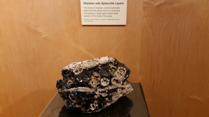 Numerous Local Minerals Are On Display