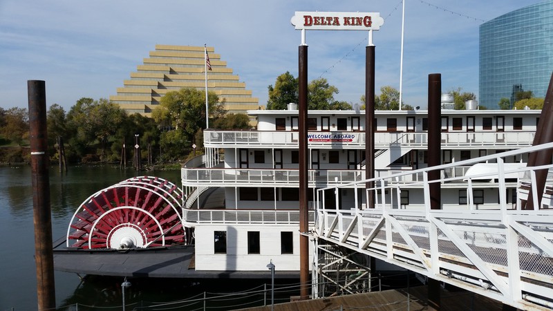 A Floating Restaurant On The Sacramento River