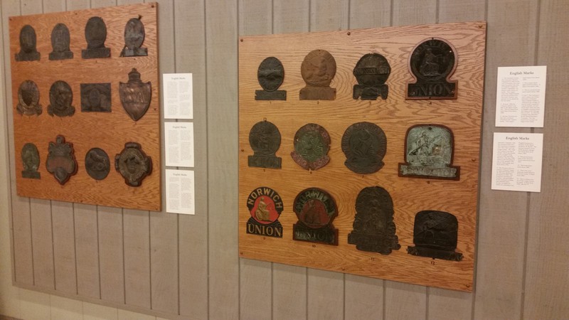 A Small Selection Of the Firemarks Which Are On Display