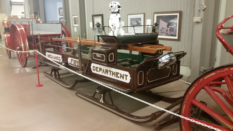1890 "Pung" (Algonquin For Sled) Fire Sleigh - Crafted From A Studebaker Wagon By A Blacksmith Named Chevrette For The Firefighters Of Negaunee On The Upper Peninsula Of Michigan