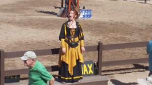 Prepping The Audience For The Jousting Tournament